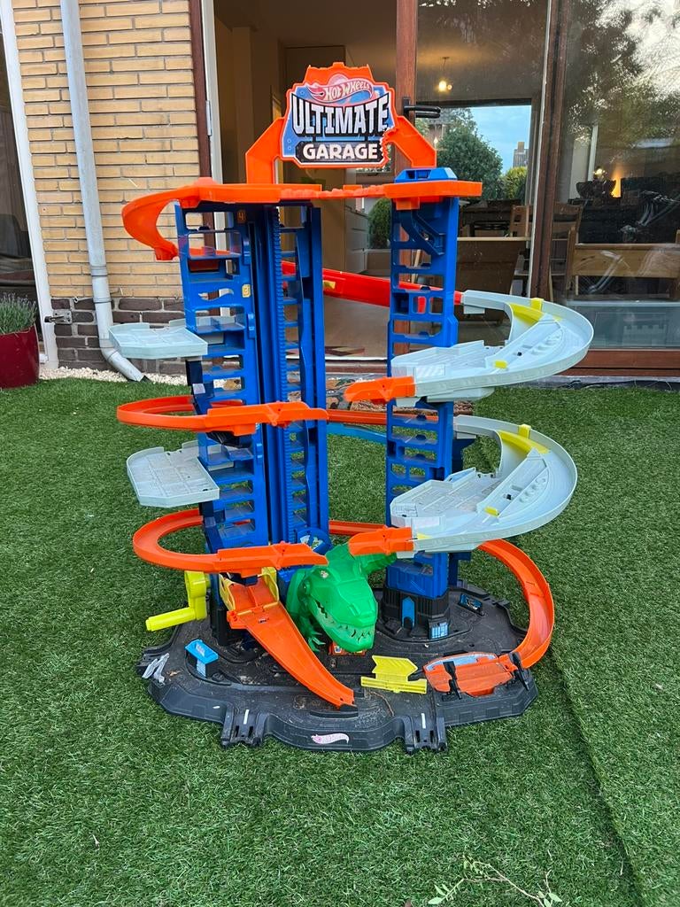 Hotwheelsbaan ultimate garage, Ophalen, Gebruikt, Handmatig, Overige merken