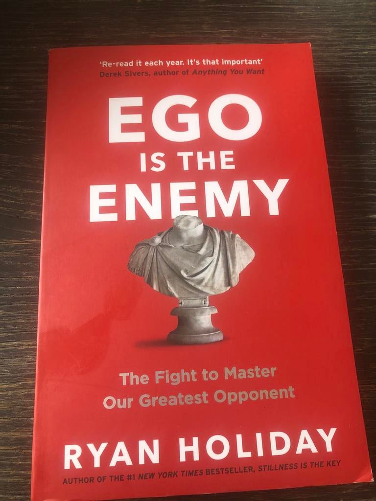 Ego Is The Enemy - Ryan Holiday, Boeken, Ophalen of Verzenden, Gelezen, Overige onderwerpen