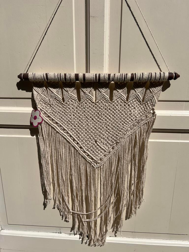 Nieuw Imbarro Macramé Wandhanger Boho Stijl, Beige, Textiel, Nieuw, Ophalen of Verzenden