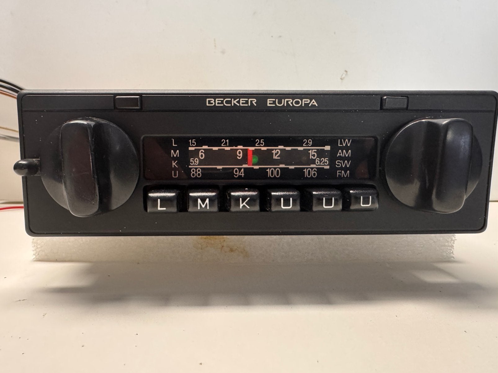 Becker Europa 772 – Klassieke autoradio, Ophalen of Verzenden, Zo goed als nieuw