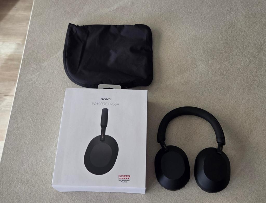 Sony WH-1000XM5 Draadloze Noise-Cancelling Hoofdtelefoon