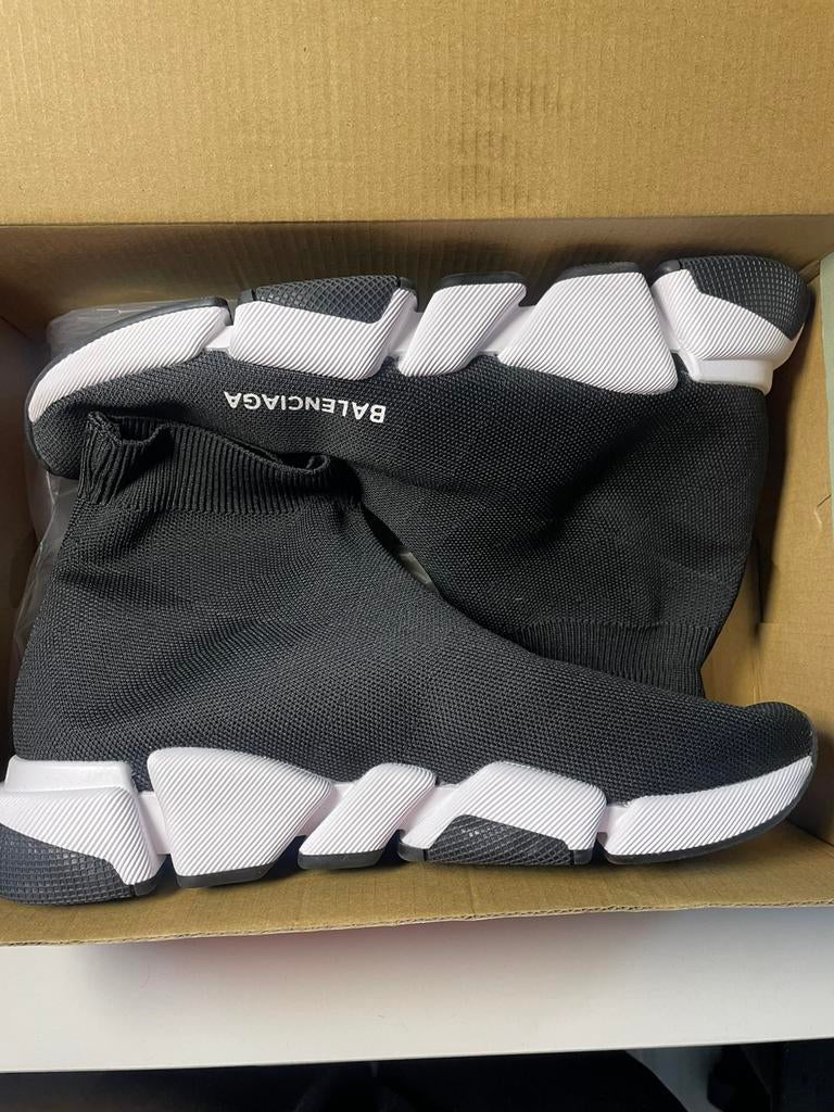Balenciagas speed 2.0 zwart en wit, Kleding | Heren, Schoenen, Ophalen of Verzenden, Zo goed als nieuw, Zwart