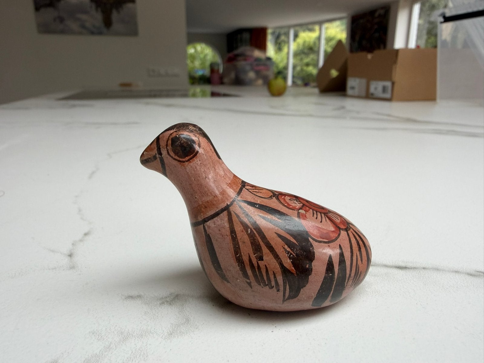 VINTAGE Tonola vogeltje keramiek Mexico, Ophalen of Verzenden