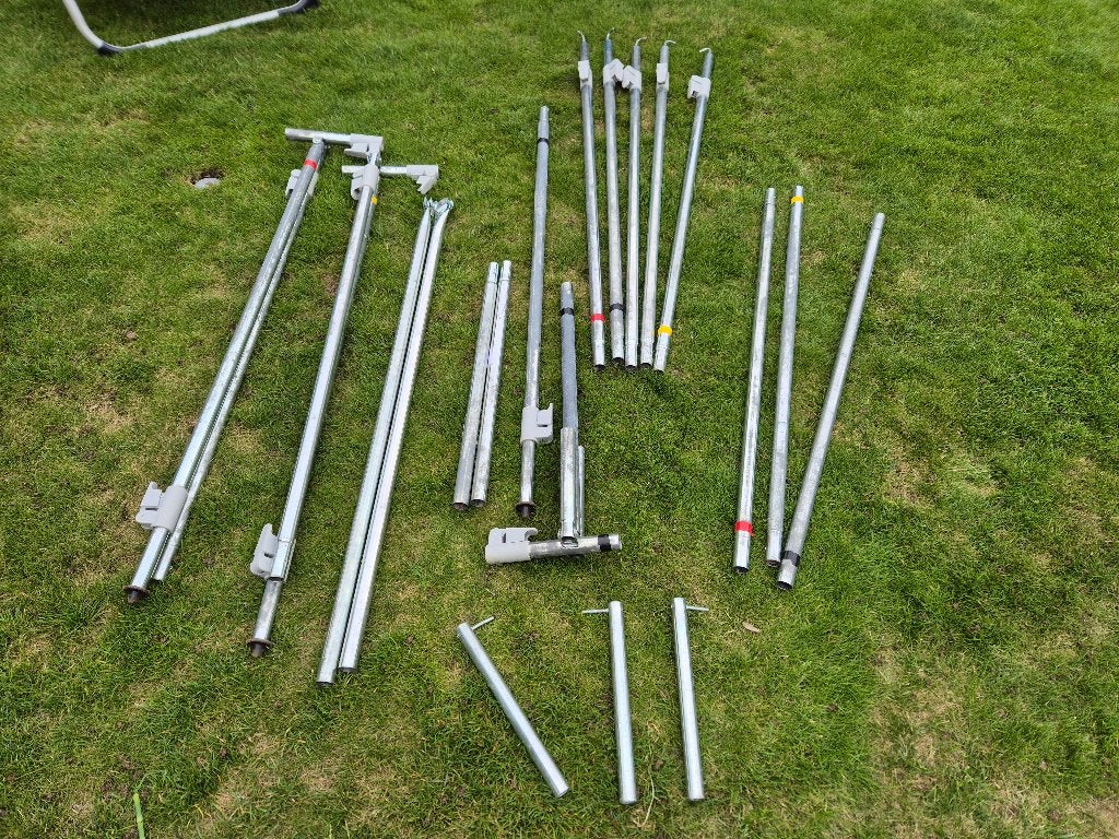 stokkenset Dorema voortent maat 10-14, Caravans en Kamperen, Caravan accessoires, Ophalen, Gebruikt