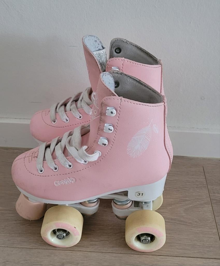 Roze Oxelo rolschaatsen maat 31 ZGAN, Ophalen of Verzenden, Zo goed als nieuw, Kinderen