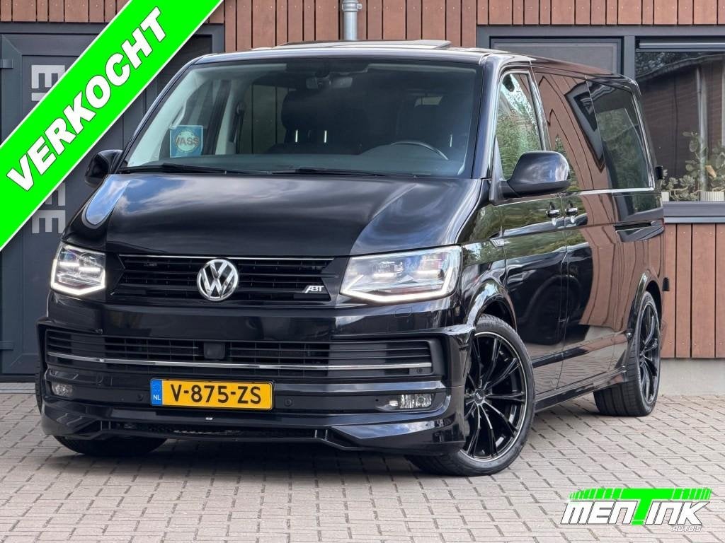 Volkswagen TRANSPORTER 2.0 TDI L2H1 DC HIGHLINE ABT DSG led, Automaat, 15 km/l, Volkswagen, Zwart