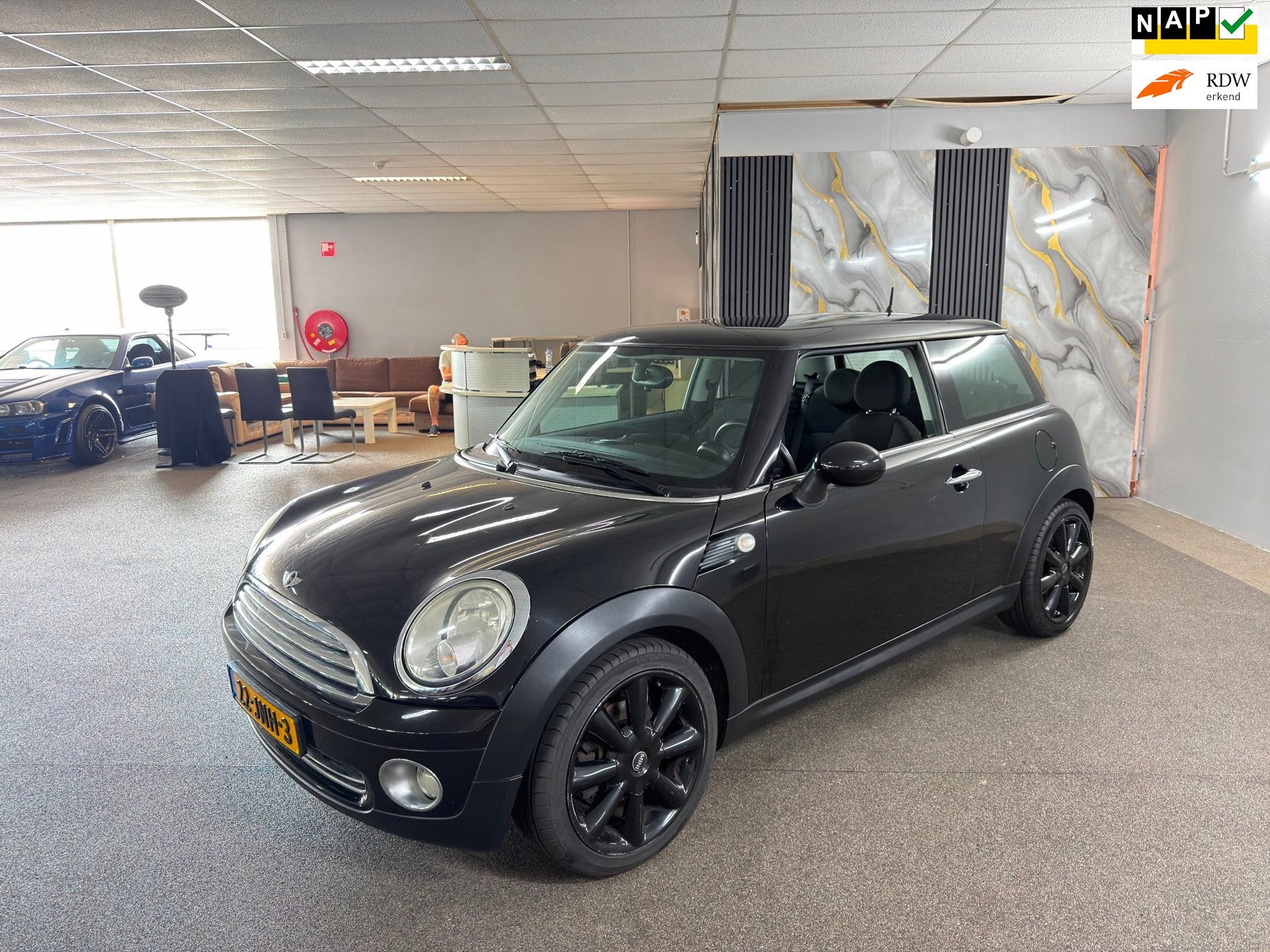 Mini 3-Deurs 1.6 Cooper Pepper Apk Nieuw,Airco,N.A.P,Lm velg, Voorwielaandrijving, Stof, Gebruikt, 4 cilinders