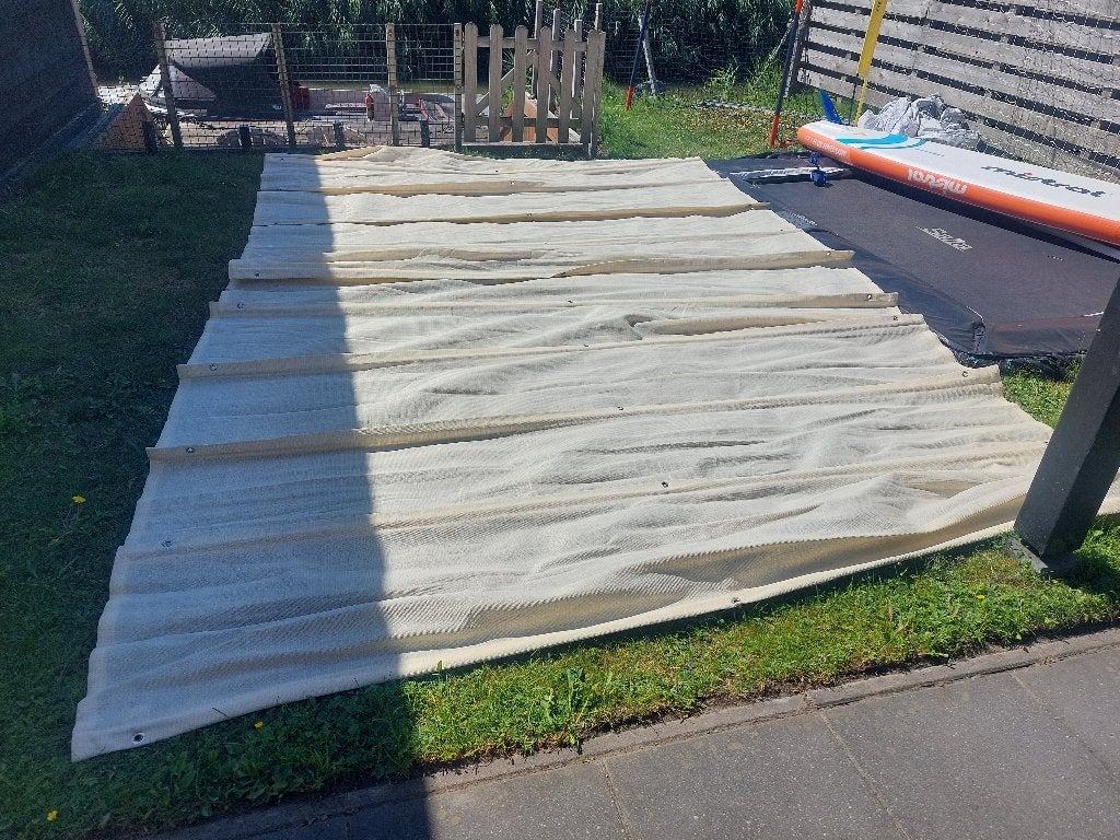 Waterdicht harmonicadoek plus accessoires, Ophalen, Zo goed als nieuw