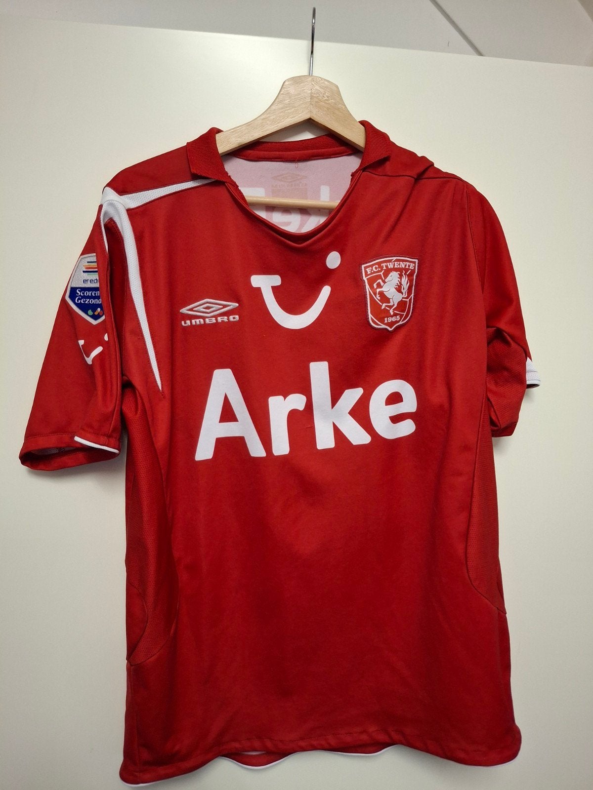 Fc Twente Match Worn Thuisshirt 2006-2007 Otman Bakkal, Verzamelen, Sportartikelen en Voetbal, Ophalen of Verzenden