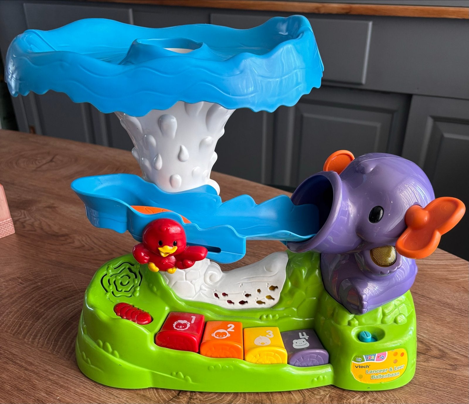 VTech Lanceer & Leer Ballenbaan Interactief Speelgoed, Kinderen en Baby's, Speelgoed | Vtech, Ophalen, Gebruikt, 6 maanden tot 2 jaar