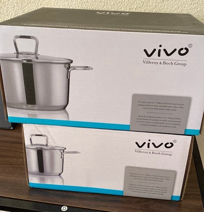 Vivo Villeroy & Boch Pannen - Nieuw in doos, Huis en Inrichting, Nieuw, Pannenset, Ophalen of Verzenden, Rvs