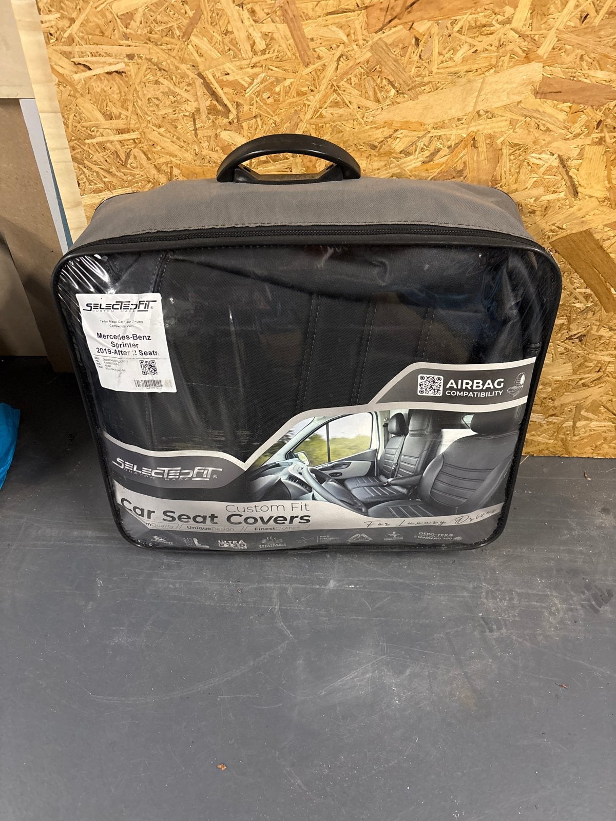 Kunstleren stoelhoezen Mercedes Sprinter 2019+ (2 stoelen), Auto diversen, Ophalen of Verzenden, Nieuw