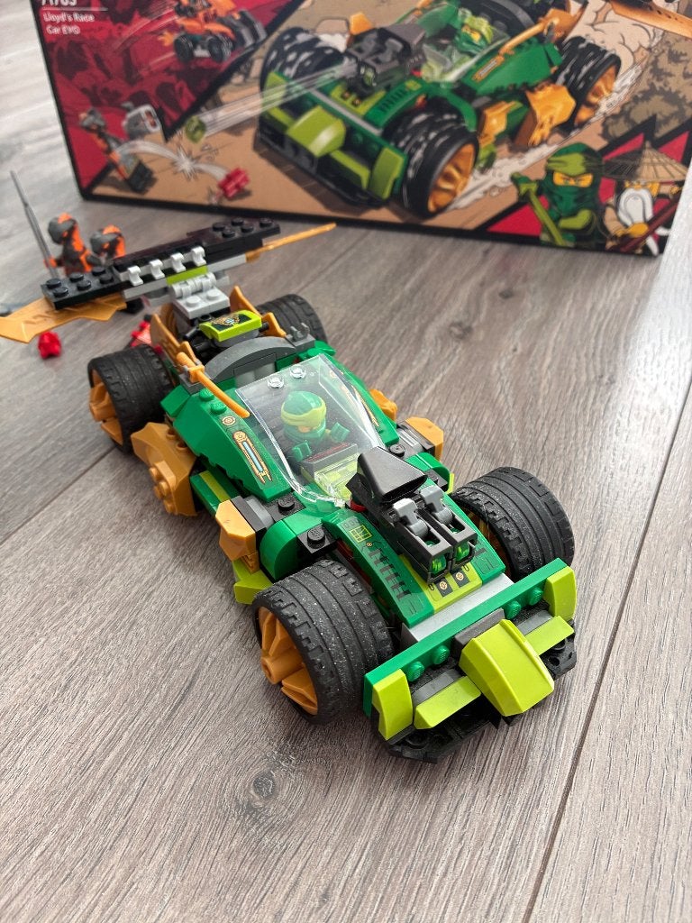 LEGO Ninjago Lloyd’s Race car EVO, Inclusief extra onderdelen, Lego, Ophalen of Verzenden, Zo goed als nieuw