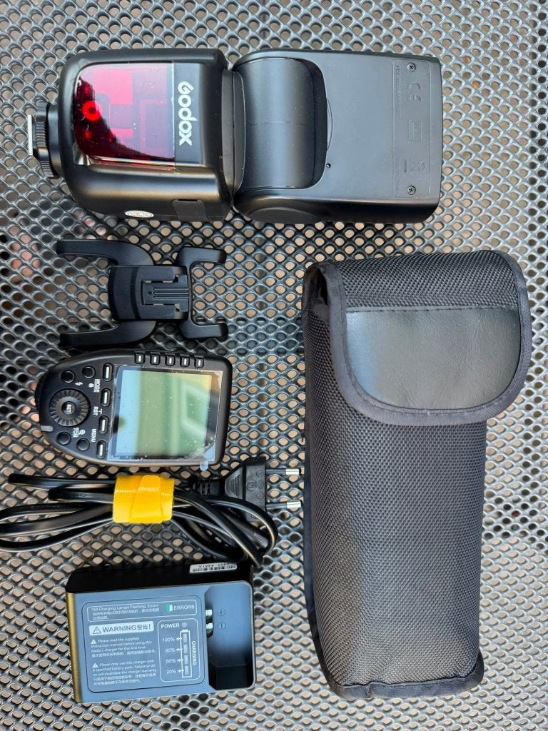 Godox Speedlite V860II NIkon  en de Trigger Godox XPro, Zo goed als nieuw, Ophalen, Nikon, Draadloos