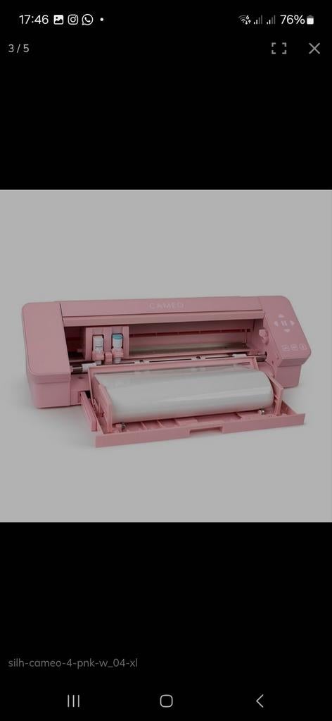 Silhouette Cameo 4 snijplotter - Zo goed als nieuw, Ophalen of Verzenden, Zo goed als nieuw, Silhouette, Machine