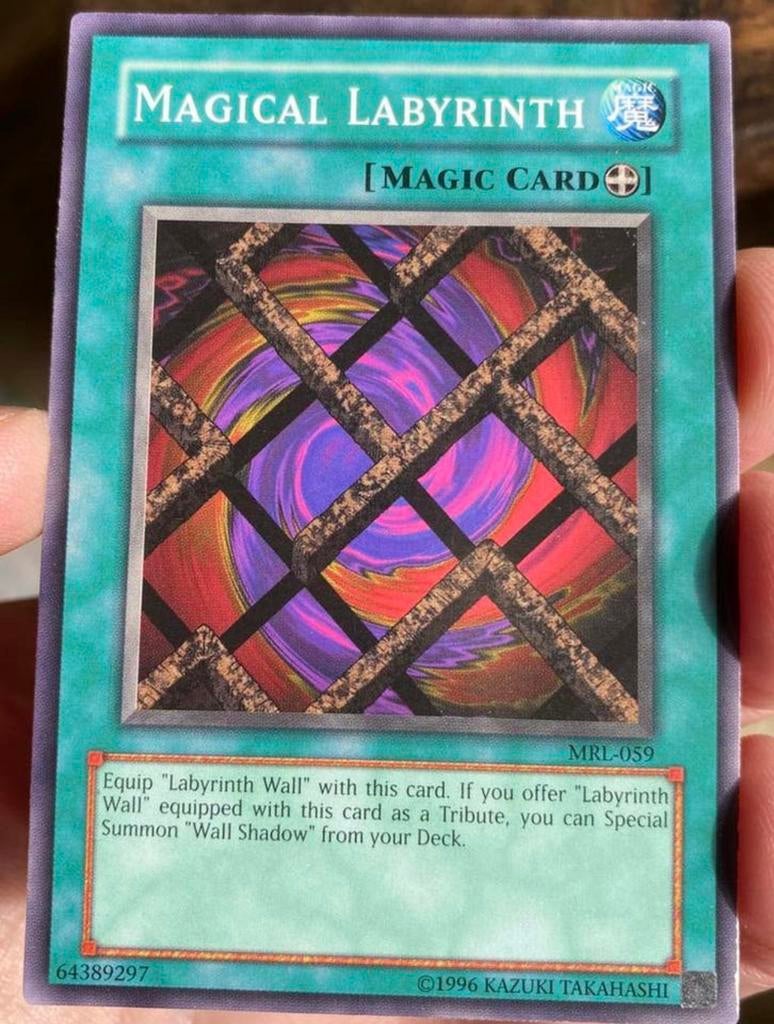 Yu-Gi-Oh! Magical Labyrinth MRL Old Magic Print !, Ophalen of Verzenden, Zo goed als nieuw, Losse kaart