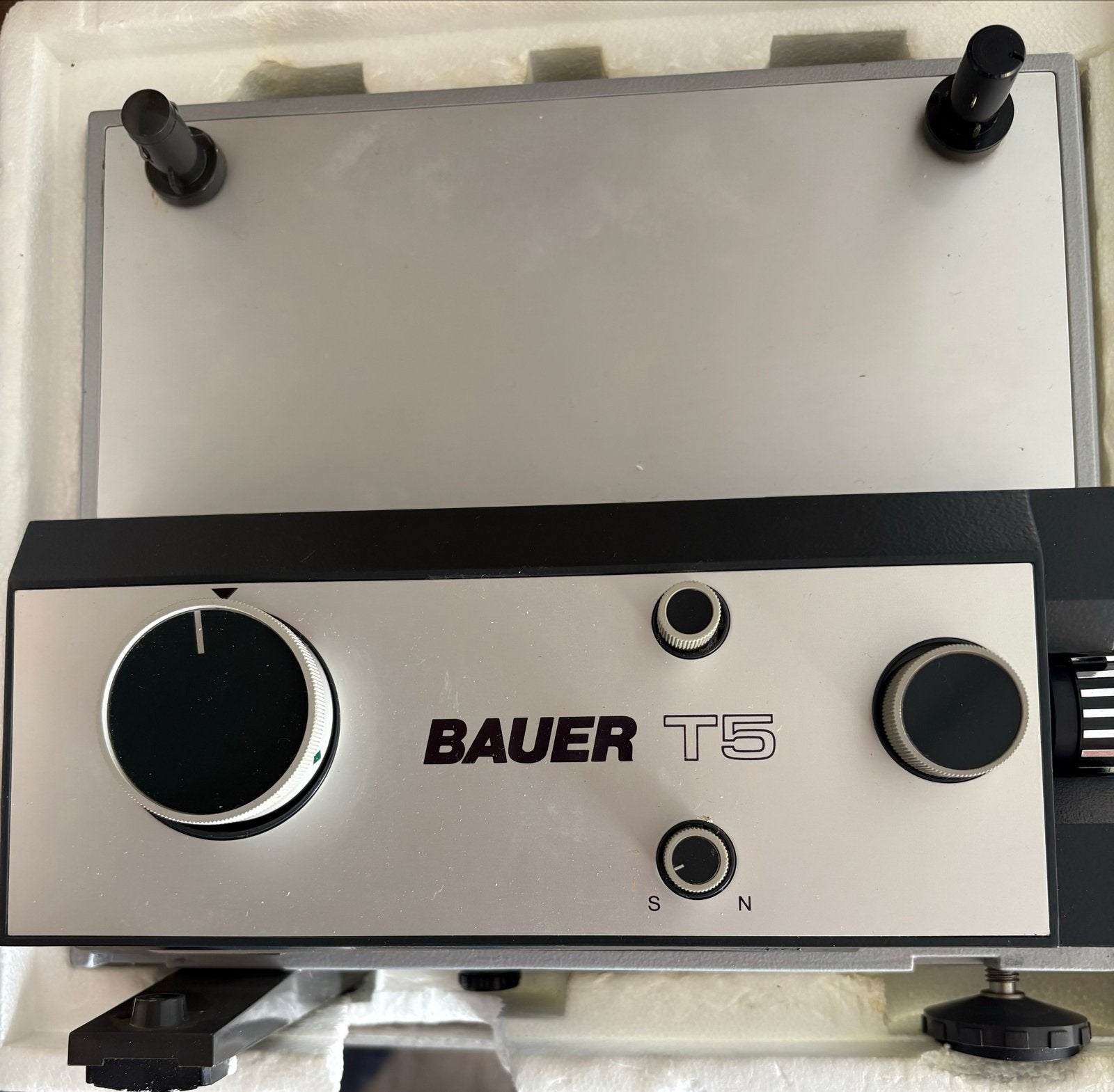 Bauer T5 Super 8 Filmprojector met Spoel, Ophalen of Verzenden, 8mm film