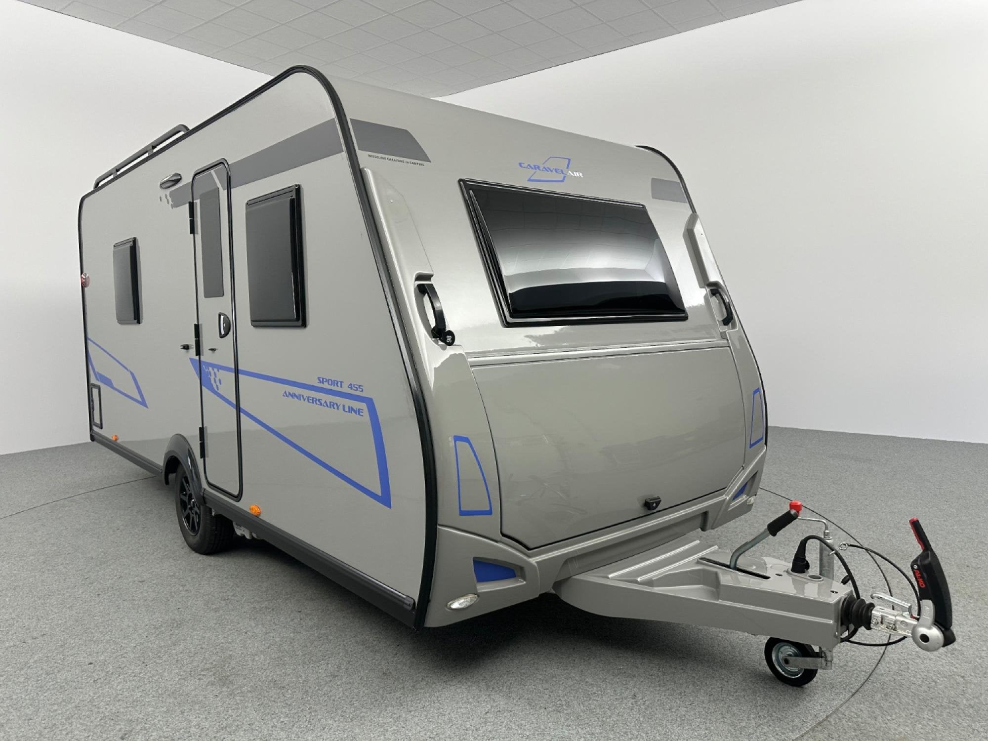 Caravelair Sport 455 Anniversary Line Mover Luifel, Caravans en Kamperen, Caravans, Vast bed, Bedrijf, 4 tot 5 meter, Caravelair