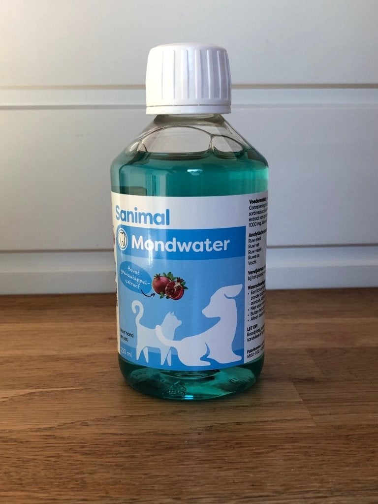 Sanimal mondwater voor hond & kat 250 ml NIEUW, Ophalen of Verzenden, Nieuw, Overige typen