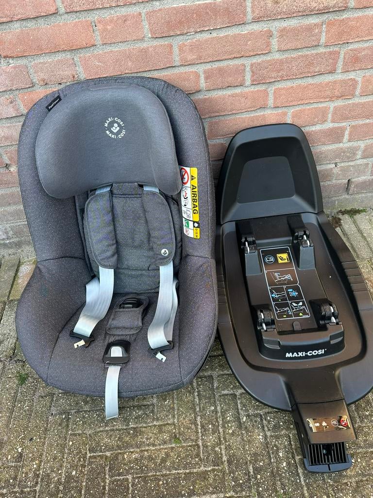 Maxi cosi set, Kinderen en Baby's, Autostoeltjes, Ophalen, 9 t/m 18 kg, Zo goed als nieuw, Isofix