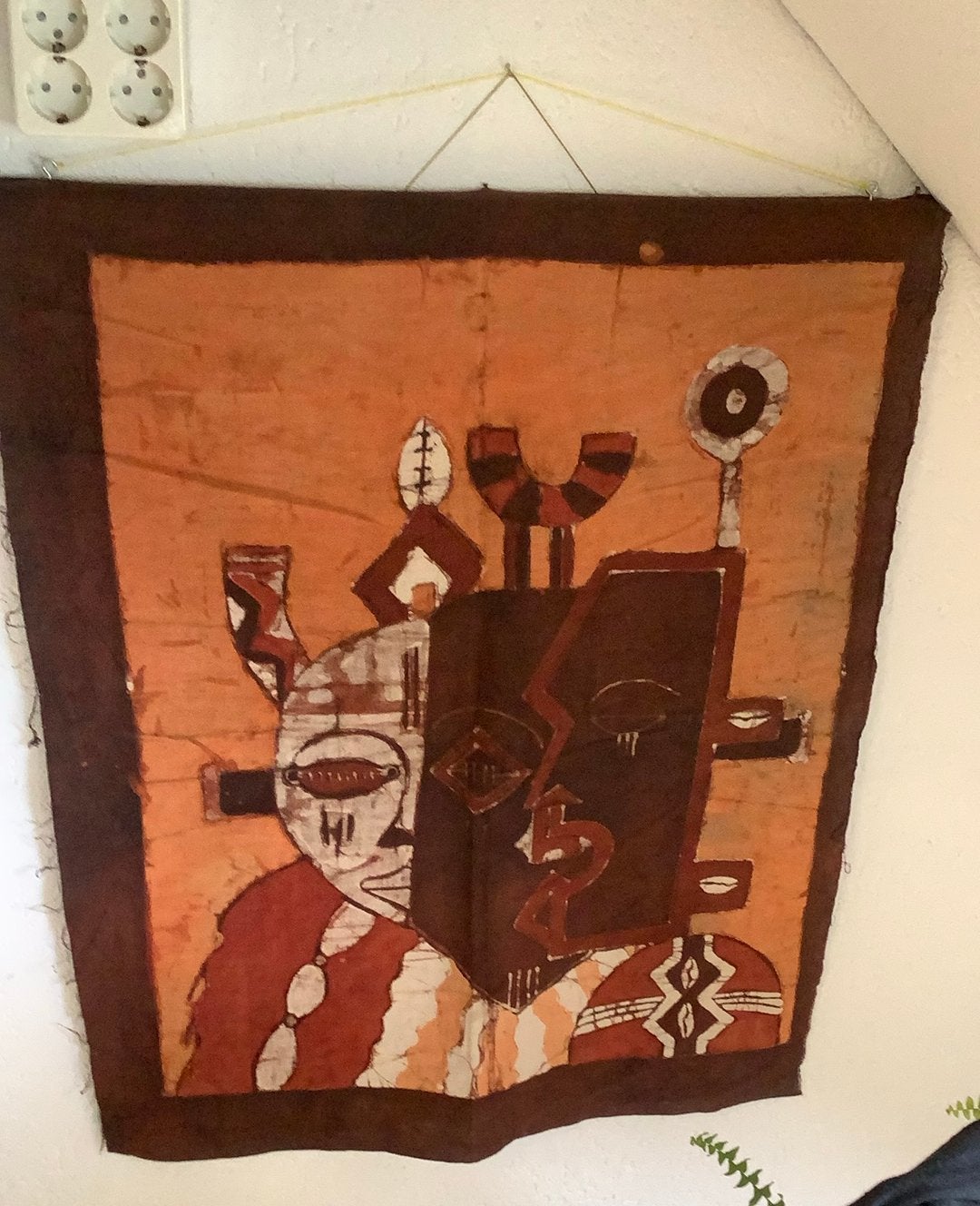 Batik doek, Ophalen, 83 cm, Textiel, Zo goed als nieuw