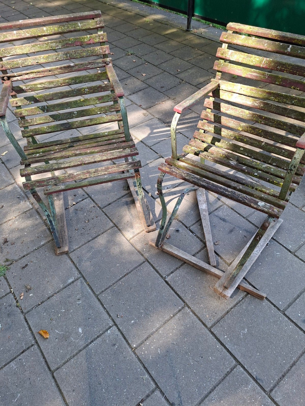 oude tuinstoelen, Tuin en Terras, Ophalen, Gebruikt