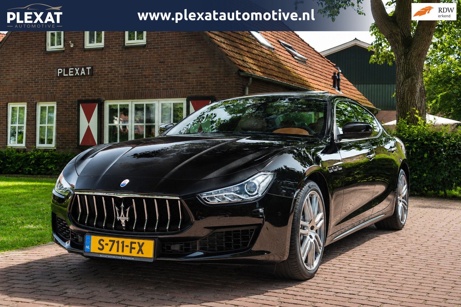Maserati Ghibli 3.0 V6 GranLusso Aut. | Facelift | Schuif-Ka, Auto's, Maserati, Automaat, Dealer onderhouden, Achterwielaandrijving