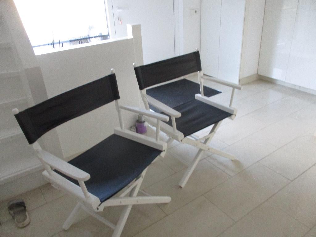 Stoelen, Twee, Wit, Zo goed als nieuw, Modern