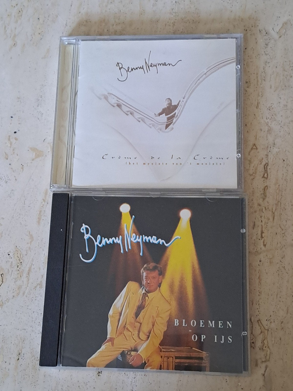 Benny Neyman CD's: Bloemen op IJs & Crème de la Crème, Ophalen of Verzenden