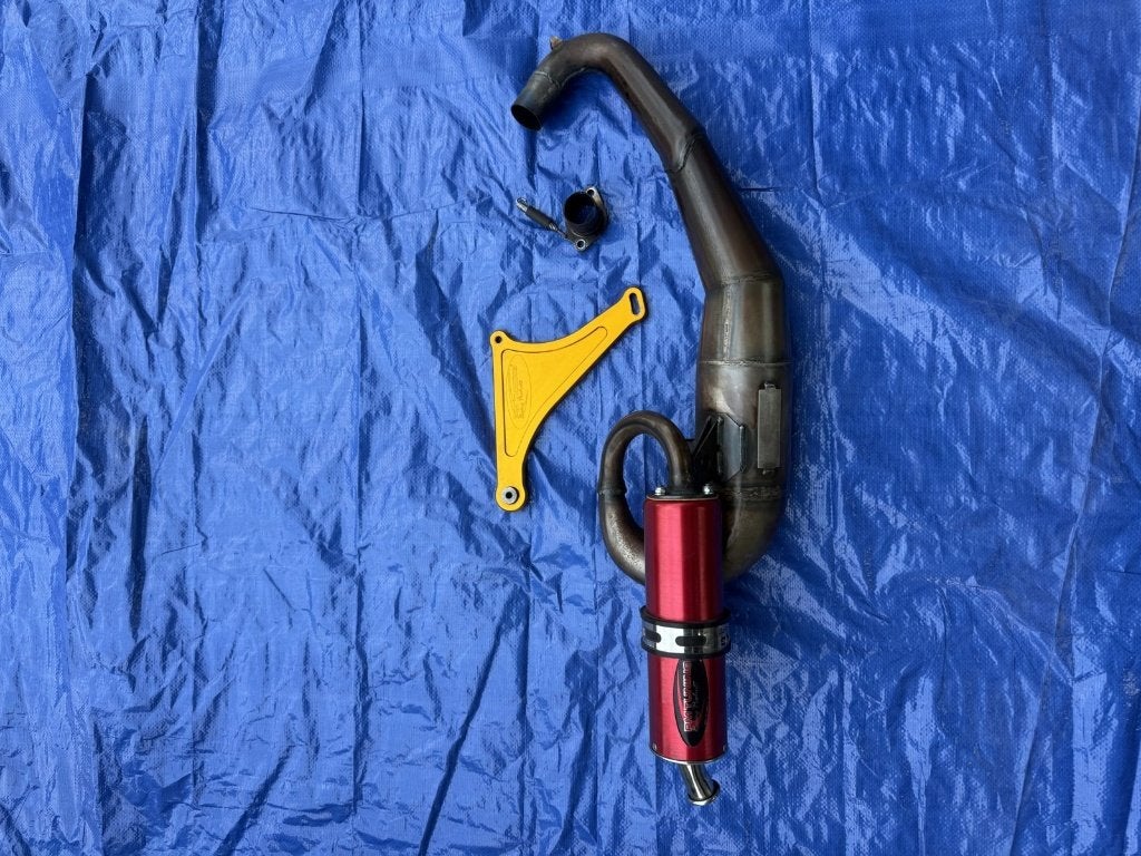 PM Tuning 59 uitlaat piaggio gilera 125 172 180, Ophalen of Verzenden