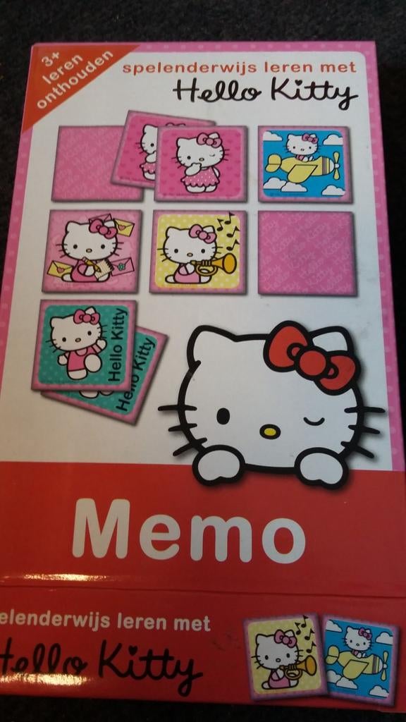 Hello Kitty Memo spel, Ophalen of Verzenden, Zo goed als nieuw, Puzzelen