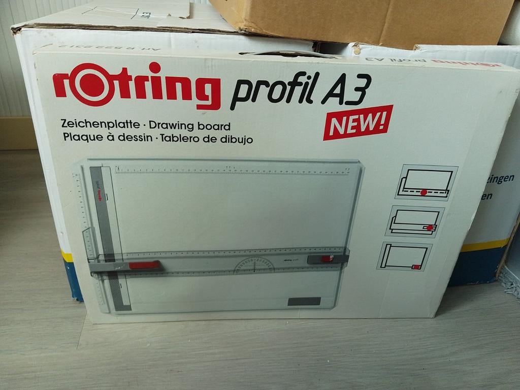 Rotring Profil A3 Tekenbord - zga in doos, Doe-het-zelf en Verbouw, Tekentafels, Zo goed als nieuw, Minder dan 130 cm, Ophalen of Verzenden
