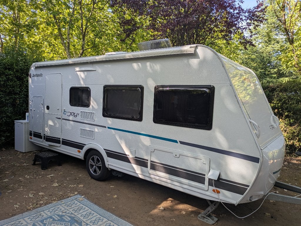 Dethleffs c’joy 2021| Stapelbed|Mover|Airco | Thule luifel |, Bedrijf, 750 - 1000 kg, Tot en met 6, Overige