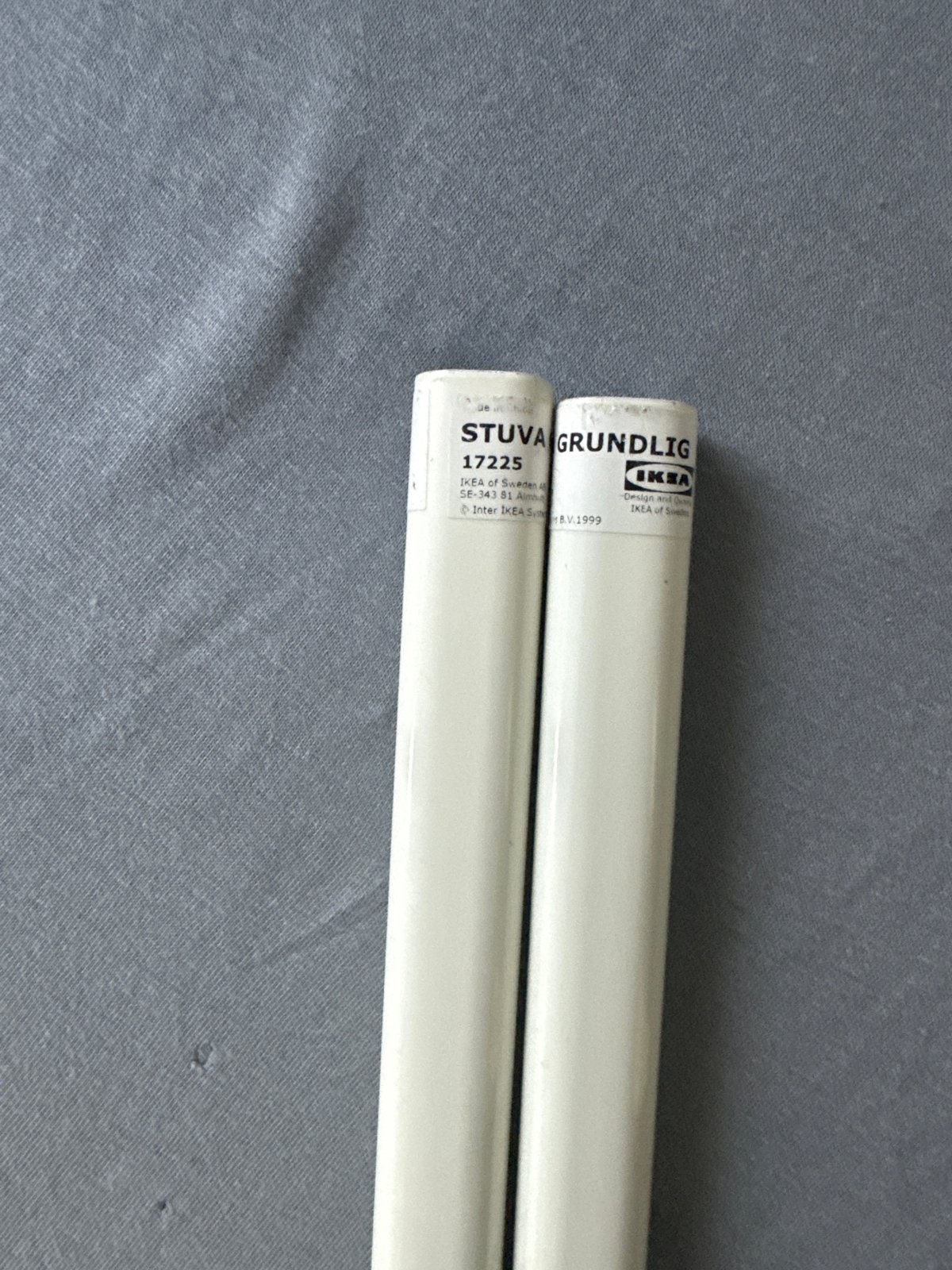 IKEA STUVA GRUNDLIG kledingroede (2 stuks), Ophalen of Verzenden, Zo goed als nieuw