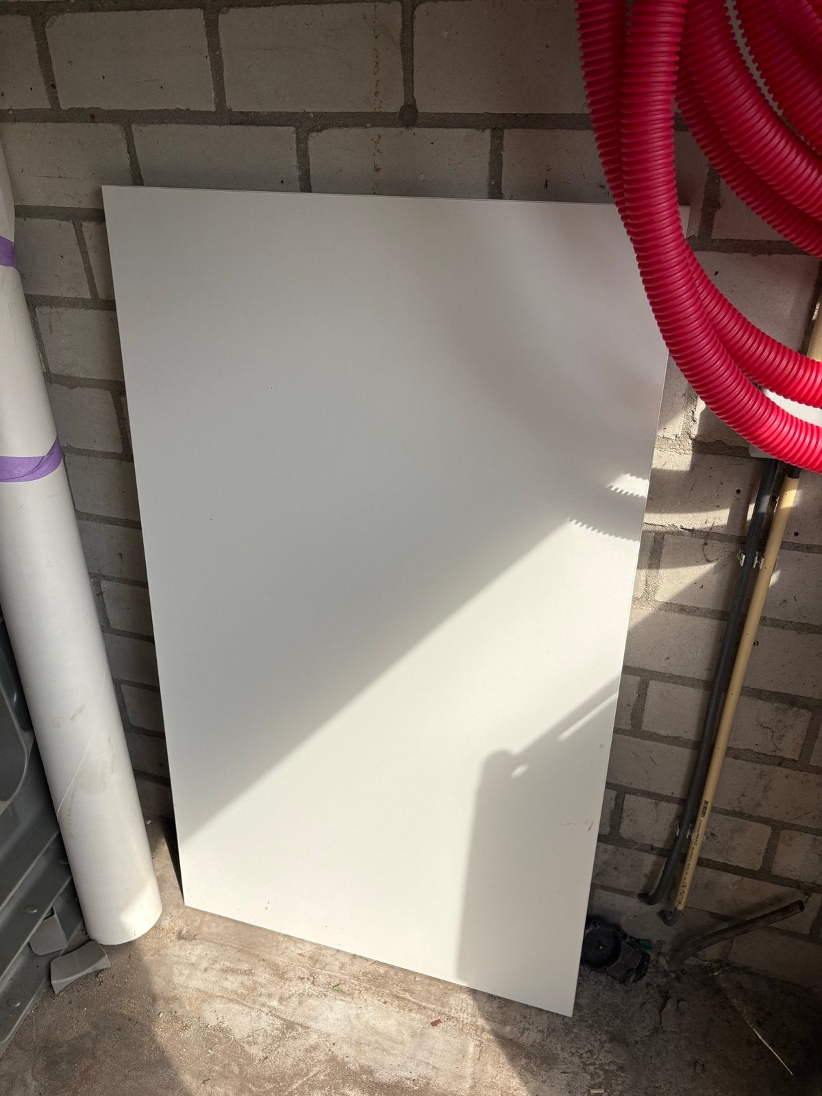 IKEA Trotten bureaublad 120x70, Ophalen, Zit-sta bureau, Gebruikt, Spaanplaat of MDF