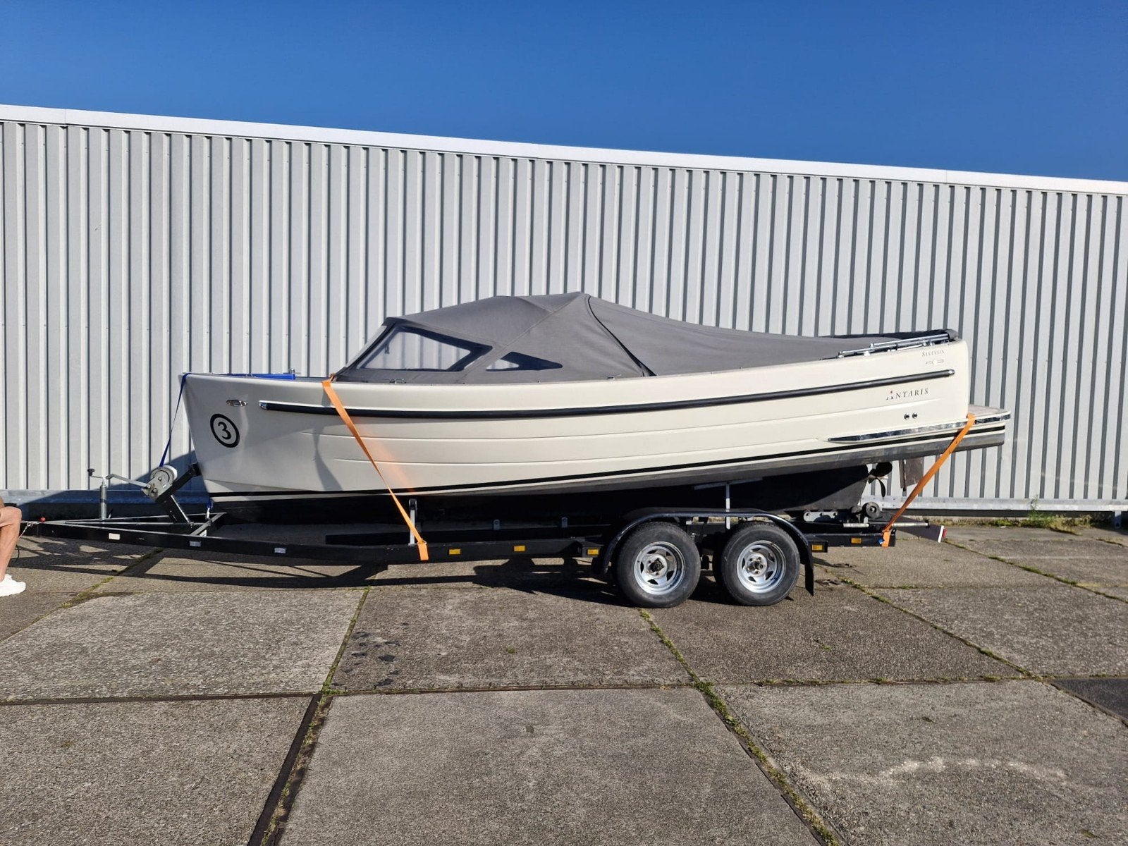 boottrailer, Watersport en Boten, Ophalen, Gebruikt, 6 tot 9 meter, Stallingstrailer