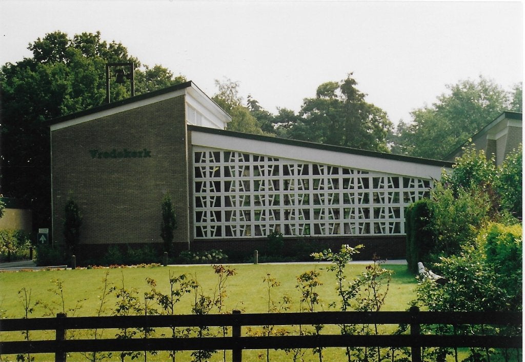 Foto Soesterberg Vredeskerk ( B4965), Verzenden, Voor 1940, Zo goed als nieuw, Overige onderwerpen