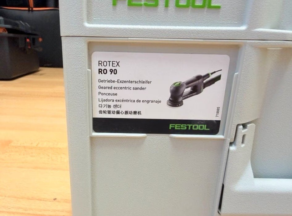 Festool Rotex 90 schuurmachines 2 stuks!., Ophalen, Zo goed als nieuw, Minder dan 600 watt, Excentrische schuurmachine