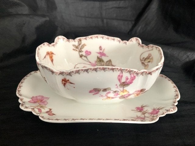 antieke Haviland Limoges sauskom, Antiek en Kunst, Ophalen of Verzenden