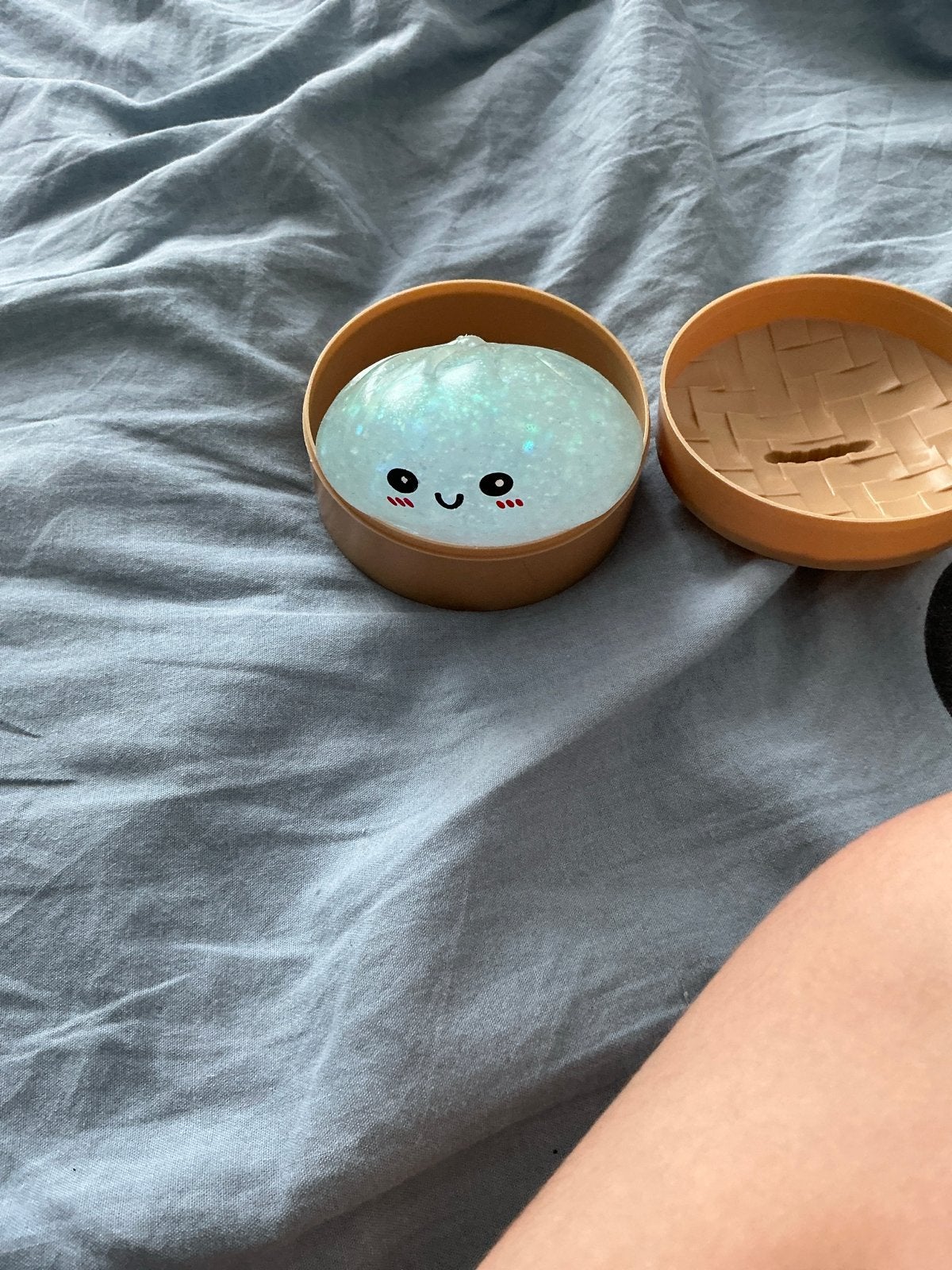 Echte squishy dumpling glitter en erg zeldzaam, Ophalen of Verzenden, Zo goed als nieuw, Jongen of Meisje