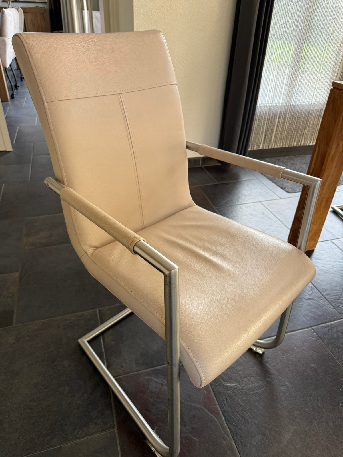 Eetstoelen, Ophalen, Gebruikt, Overige kleuren, Leer