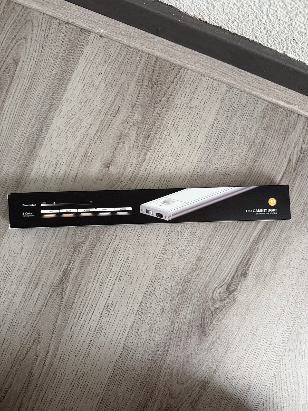 LED Kastlamp met Bewegingssensor, Oplaadbaar, 5 Kleuren, Dimbaar, Ophalen of Verzenden, Nieuw, Meerkleurig