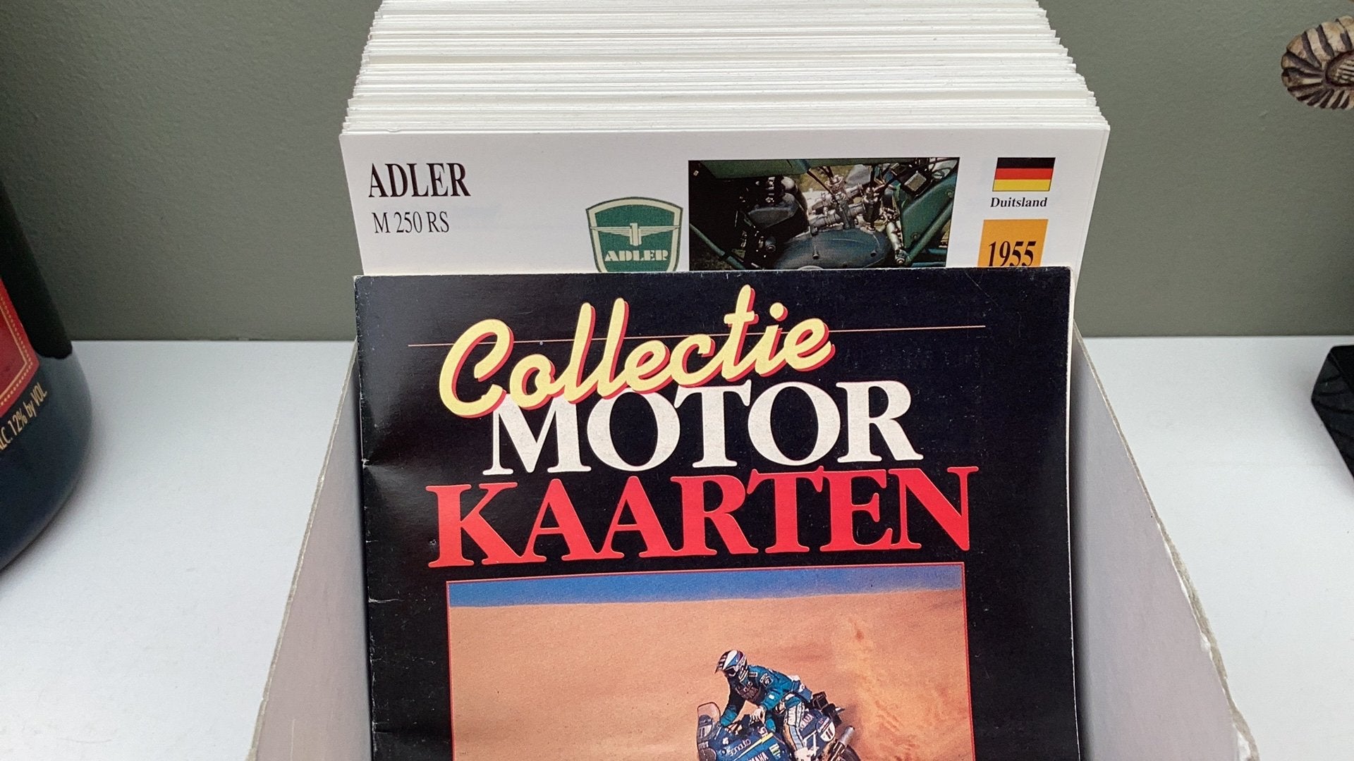 Mega collectie motor verzamelkaarten, Verzenden, Zo goed als nieuw, Auto's
