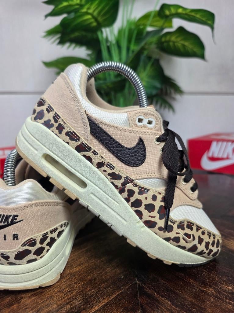Nike Air Max 1 Leopard maat 38, Bruin, Nike, Ophalen of Verzenden, Nike