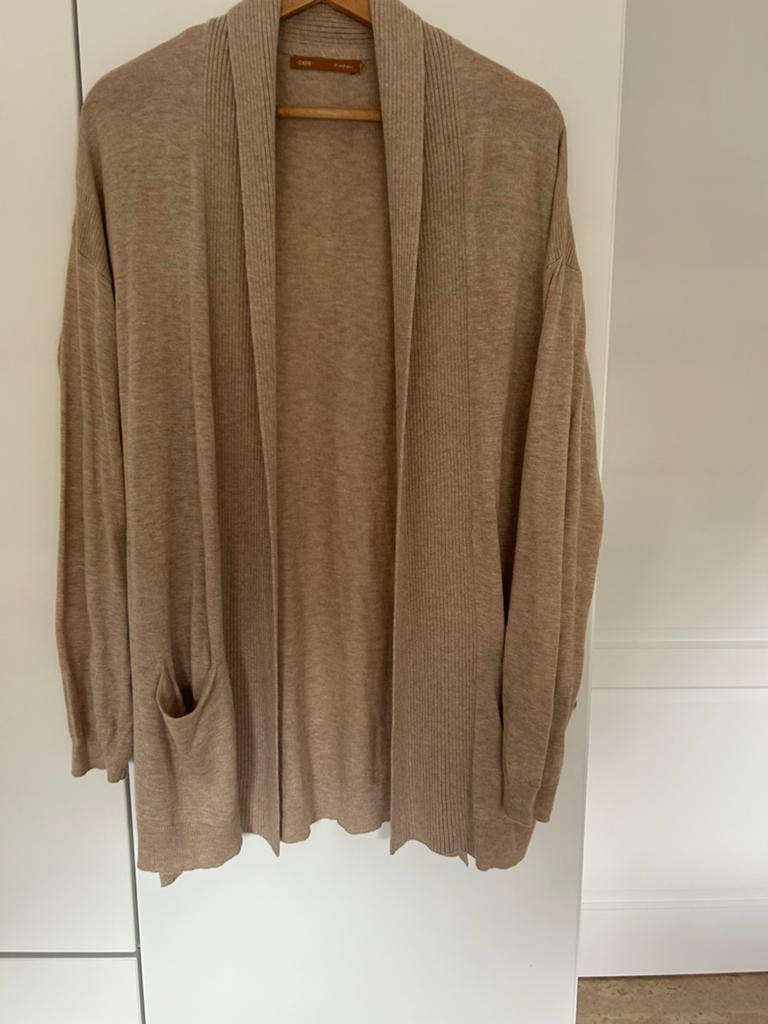 Beige Vest  “El Cortes Ingles “ maat 42/44 met wol ., Kleding | Dames, Ophalen of Verzenden, Zo goed als nieuw, Maat 42/44 (L)
