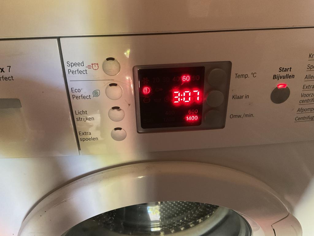 Bosch Maxx 7 VarioPerfect Wasmachine - 7kg, 1400 toeren, Witgoed en Apparatuur, Wasmachines, Ophalen, Gebruikt, Voorlader, Kort programma