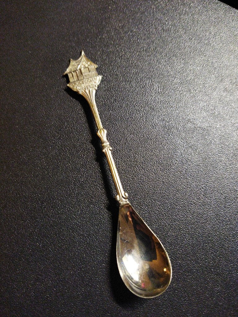 Theelepel Driebergen Indisch huisje, Ophalen of Verzenden