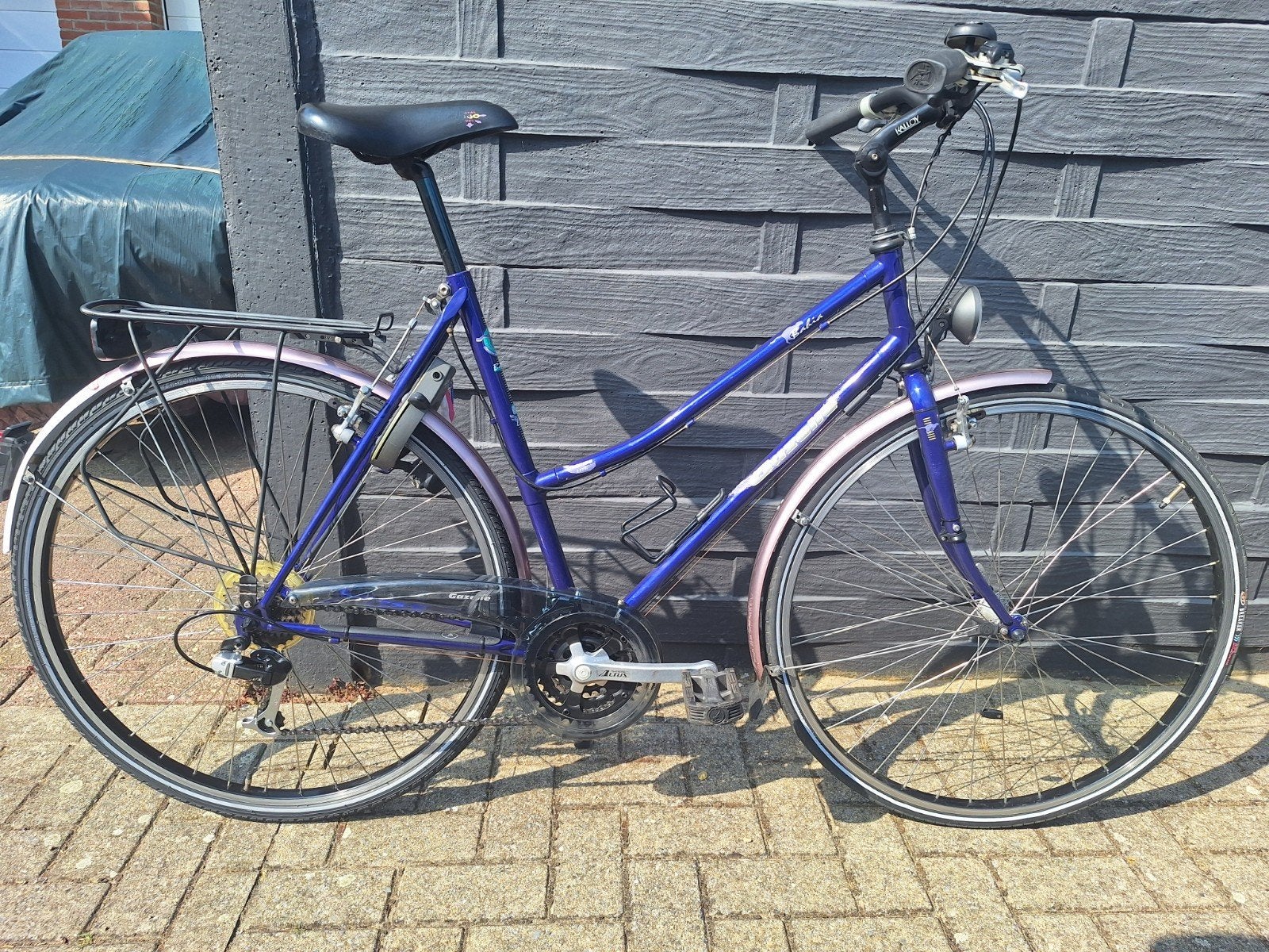 Sportieve damesfiets 21 versn. Gazelle Bahia, Ophalen, 28 inch, Velgrem, Meer dan 20 versnellingen