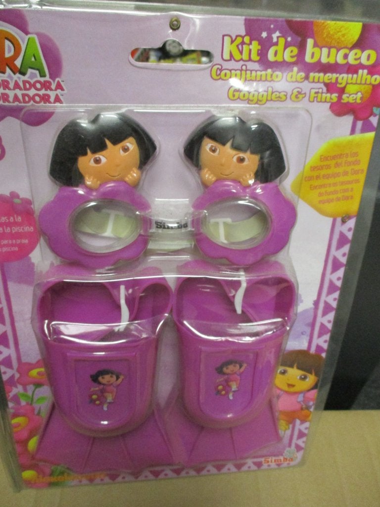 DORA de EXPLORER ZWEMVLIESJES+DUIKBRILLETJE NIEUW, Verzenden, Nieuw