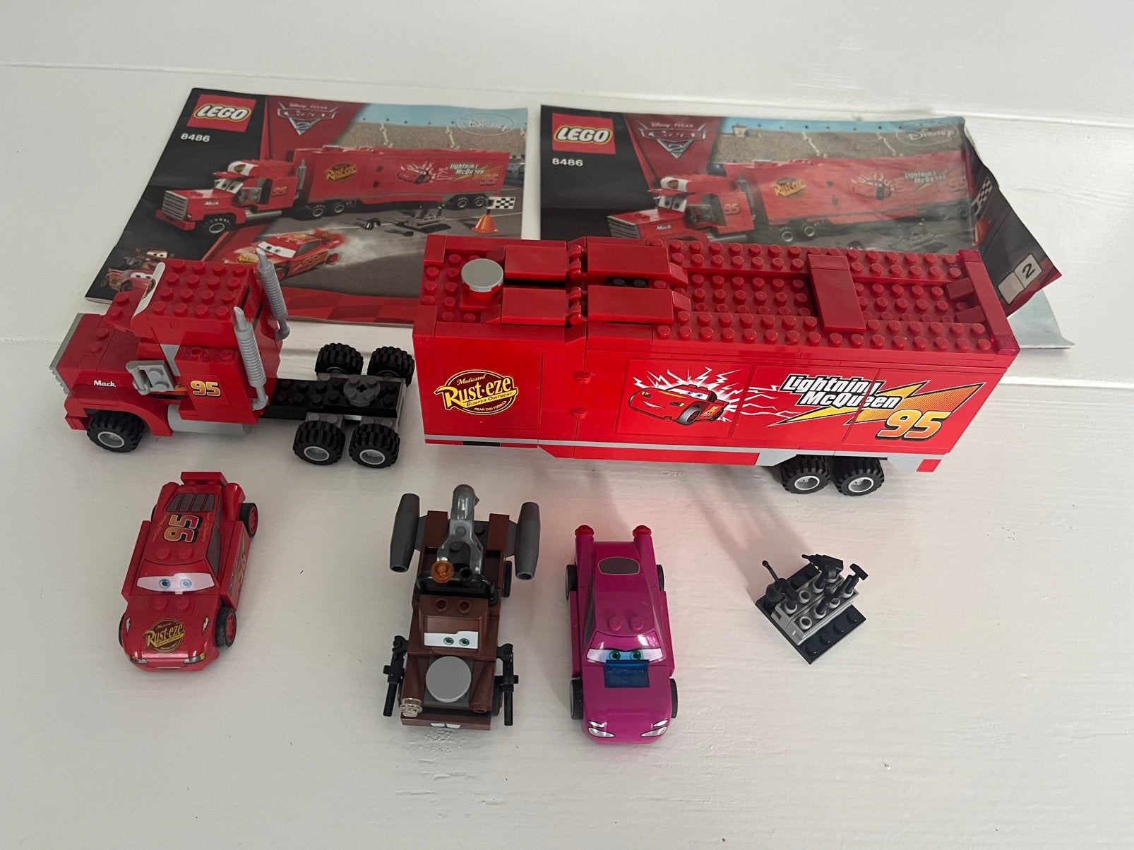 Lego disney cars lightning McQueen 8486, Lego, Ophalen of Verzenden, Zo goed als nieuw, Disney